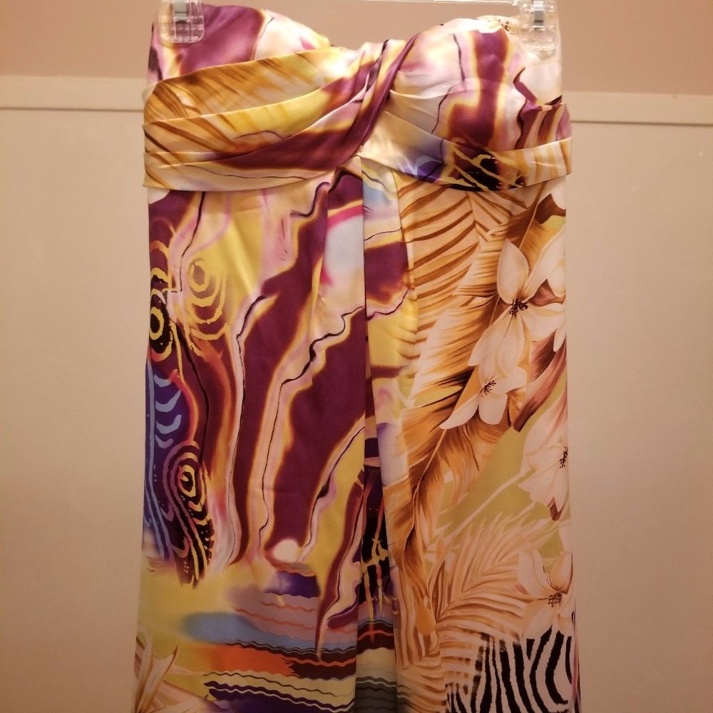 Cache strapless evening cocktail dress size 2